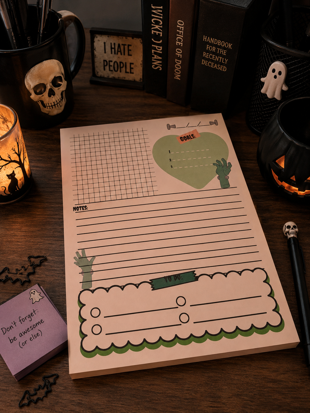 Zombie Notepad Large (Style A)