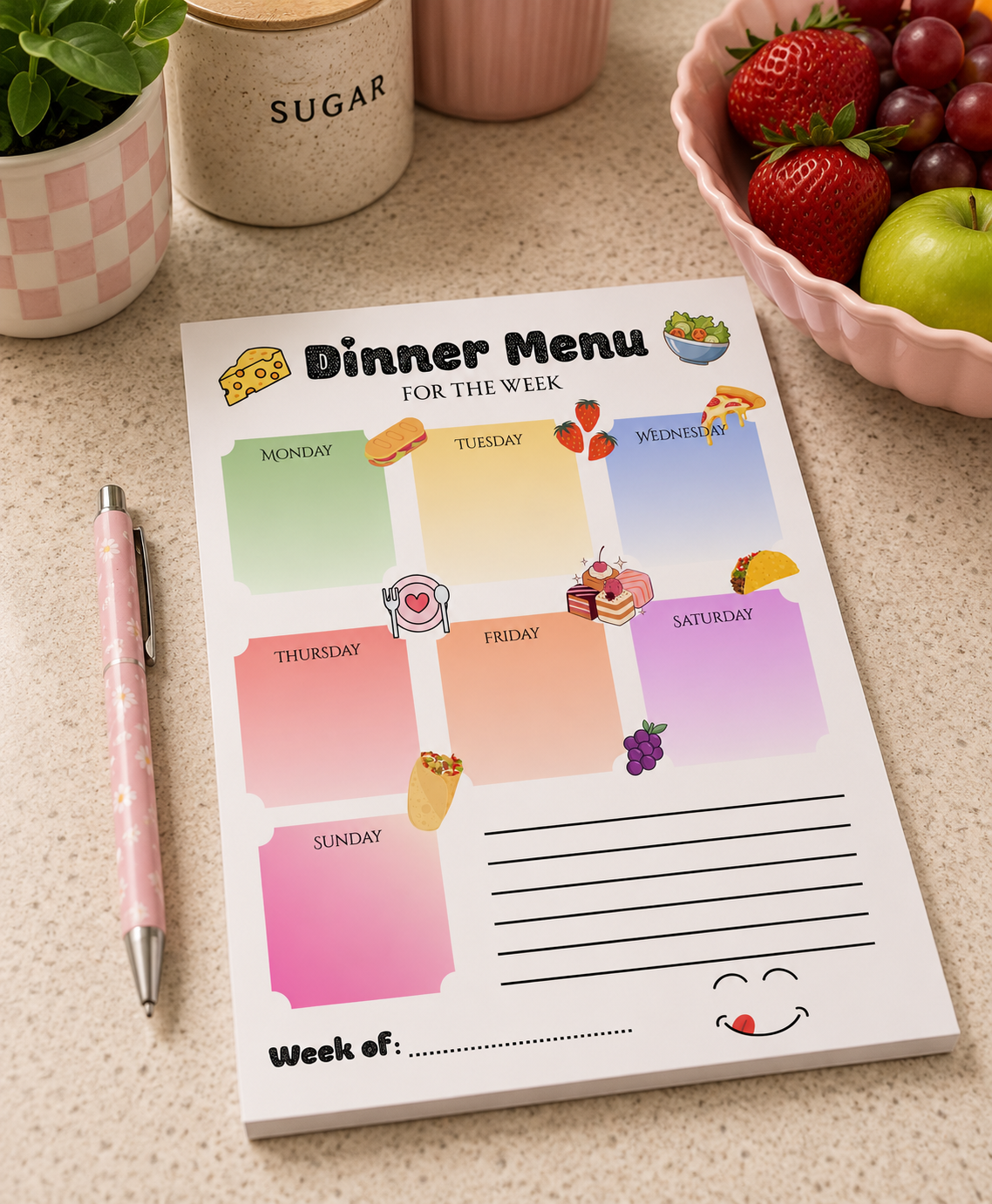 Dinner Menu Large (Style A)