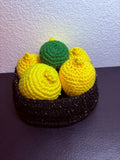 Crochet Bowl of Lemons and Limes