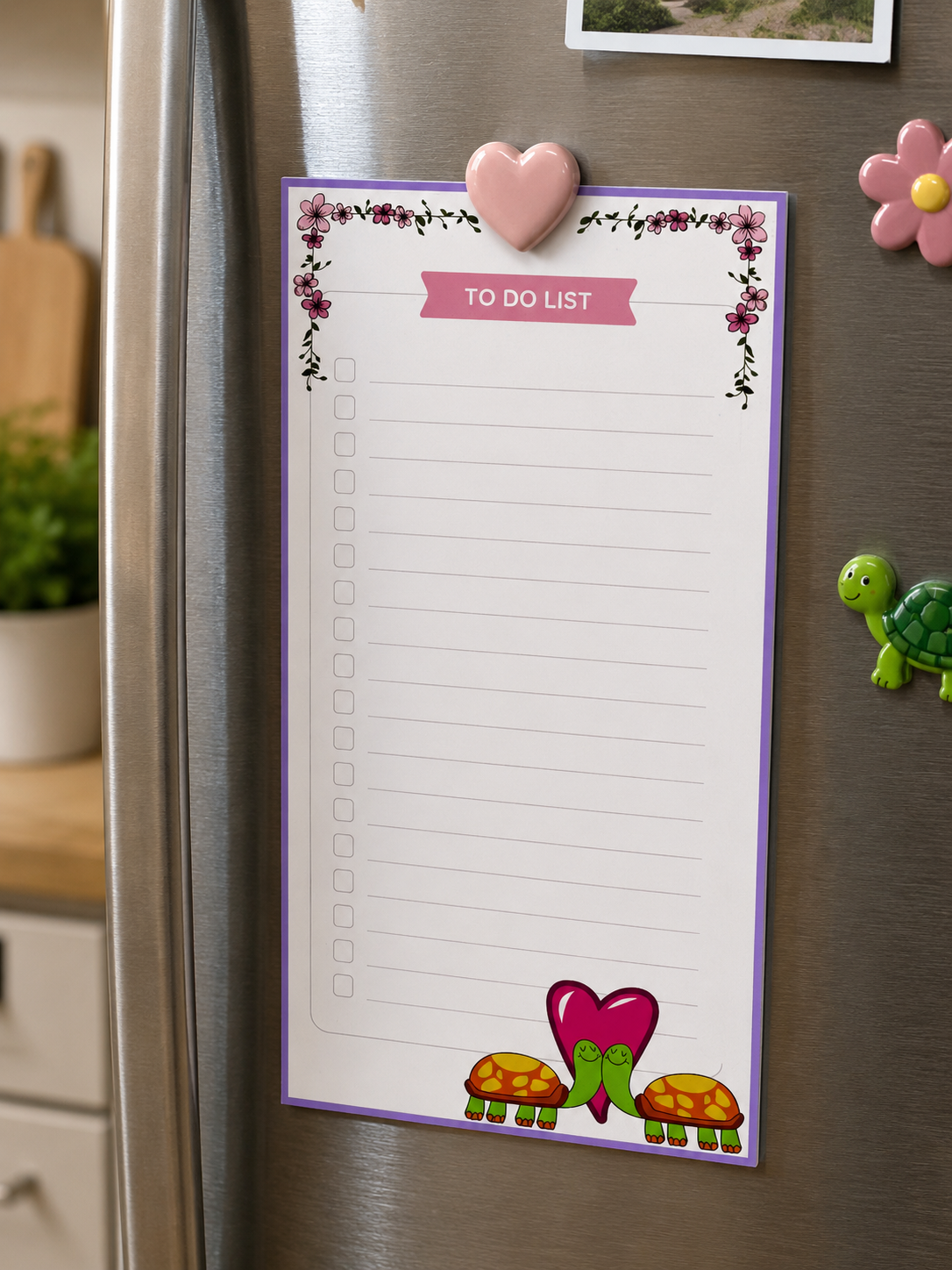 To Do List Turtle Love Magnetic Backing (Style C)