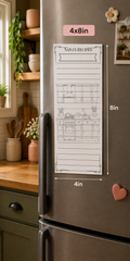 Nanas Recipes Notepad Magnetic Backing (StyleC)