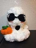 Crochet Fuzzy Ghost